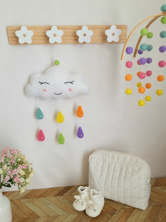 Suspension nuage chambre enfant bebe - Maison Lalalou | Décoration pour enfant
