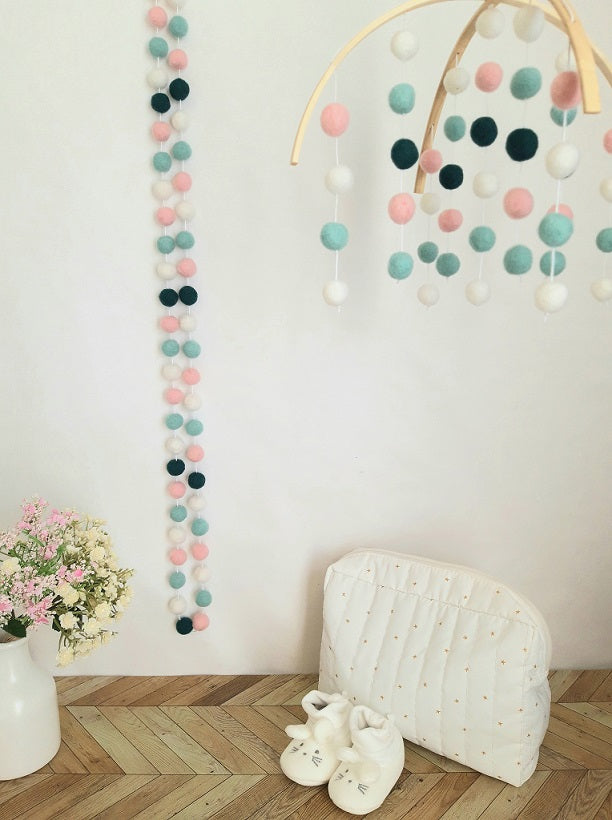 Mobile et guirlande Bisou givré - Maison Lalalou | Décoration pour enfant